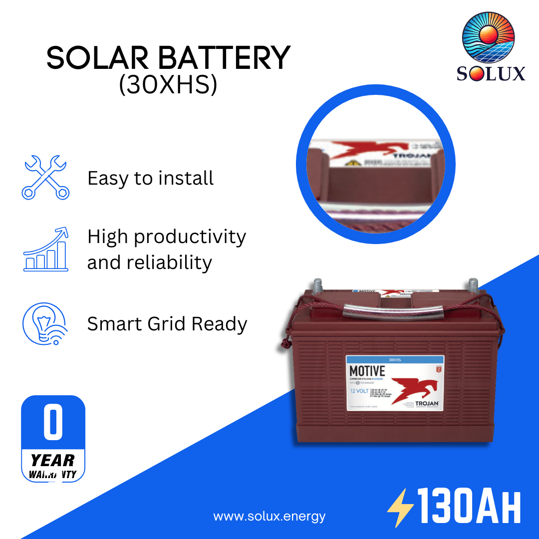 This is an image of Trojan Motive 30XHS 12VDC Signature Deep-Cycle Flooded Battery
